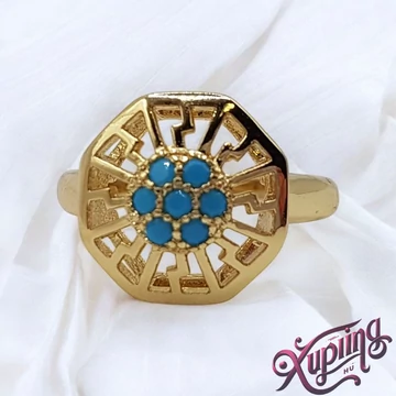 Beira 14K XP gyűrű kék 7-es Beira 14K XP gyűrű kék 7-es