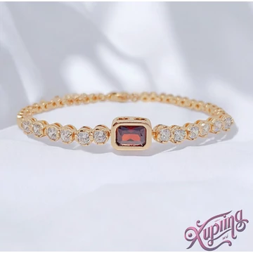 Sanni 18K XP karkötő 17+3cm piros Sanni 18K XP karkötő 17+3cm piros