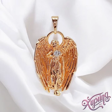 Angela 18K XP angyal medál  Angela 18K XP angyal medál
