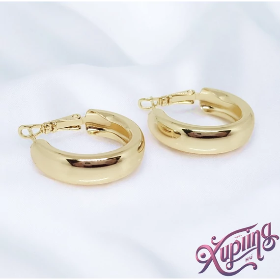 Hagyományos 18K XP karika fülbevaló