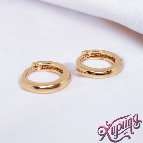Mini karika 18K XP fülbevaló 