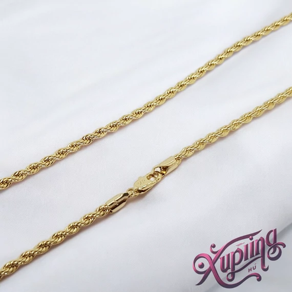 Berta 14K XP csavart nyaklánc 45cm