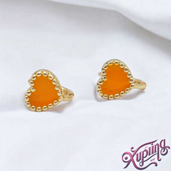Daren 14K XP szíves kislány fülbevaló
