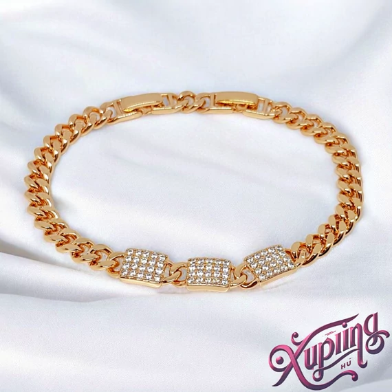 Amalfi 18K XP karkötő 17/19cm