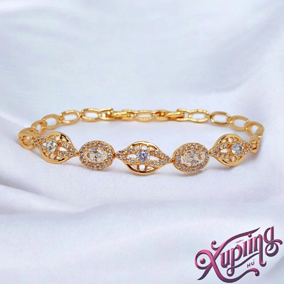 Menton 18K XP karkötő 17/19cm