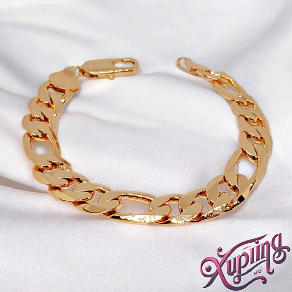 Figaro 18K XP extra vastag karkötő 21cm