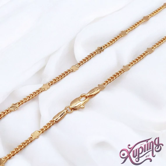 Boro 18K XP csillagos nyaklánc 45cm/3mm