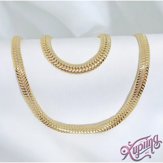 Geovana 14K XP ékszerszett - nyaklánc + karkötő 50cm/19cm