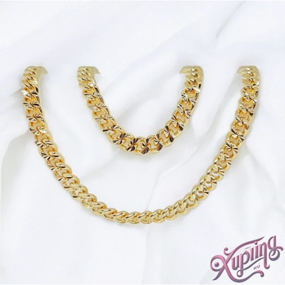 Lorena 14K XP ékszerszett - nyaklánc + karkötő 45cm/20cm