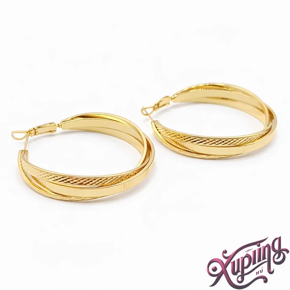 Nerielle 14K XP karikafülbevaló 4cm