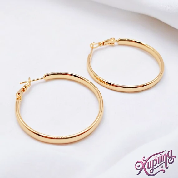 Etolie 18K XP karika fülbevaló 4cm