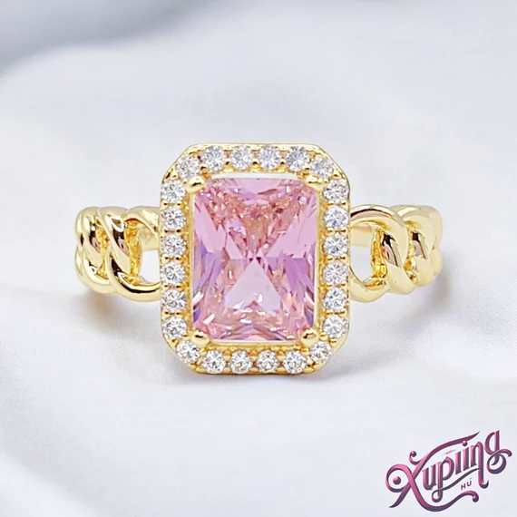 Orlisse 14K XP gyűrű 8-as pink