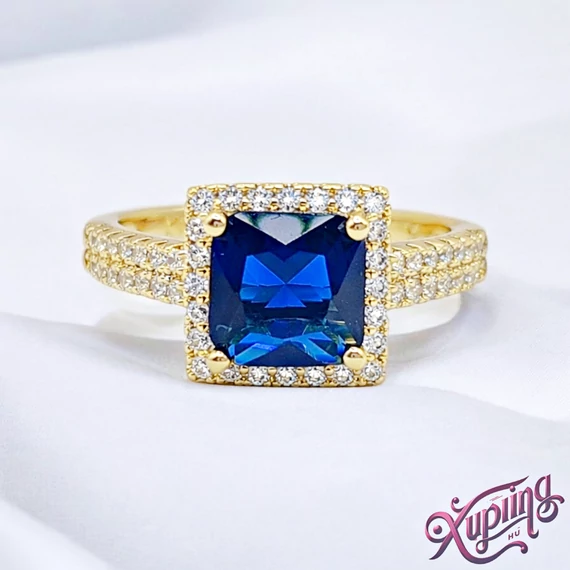 Royale 14K XP gyűrű 9-es kék