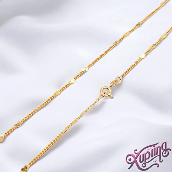 Sellia 18K XP szíves nyaklánc 45cm 