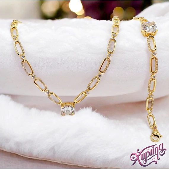Opal 14K XP ékszerszett - nyakék + karkötő 50cm/21cm