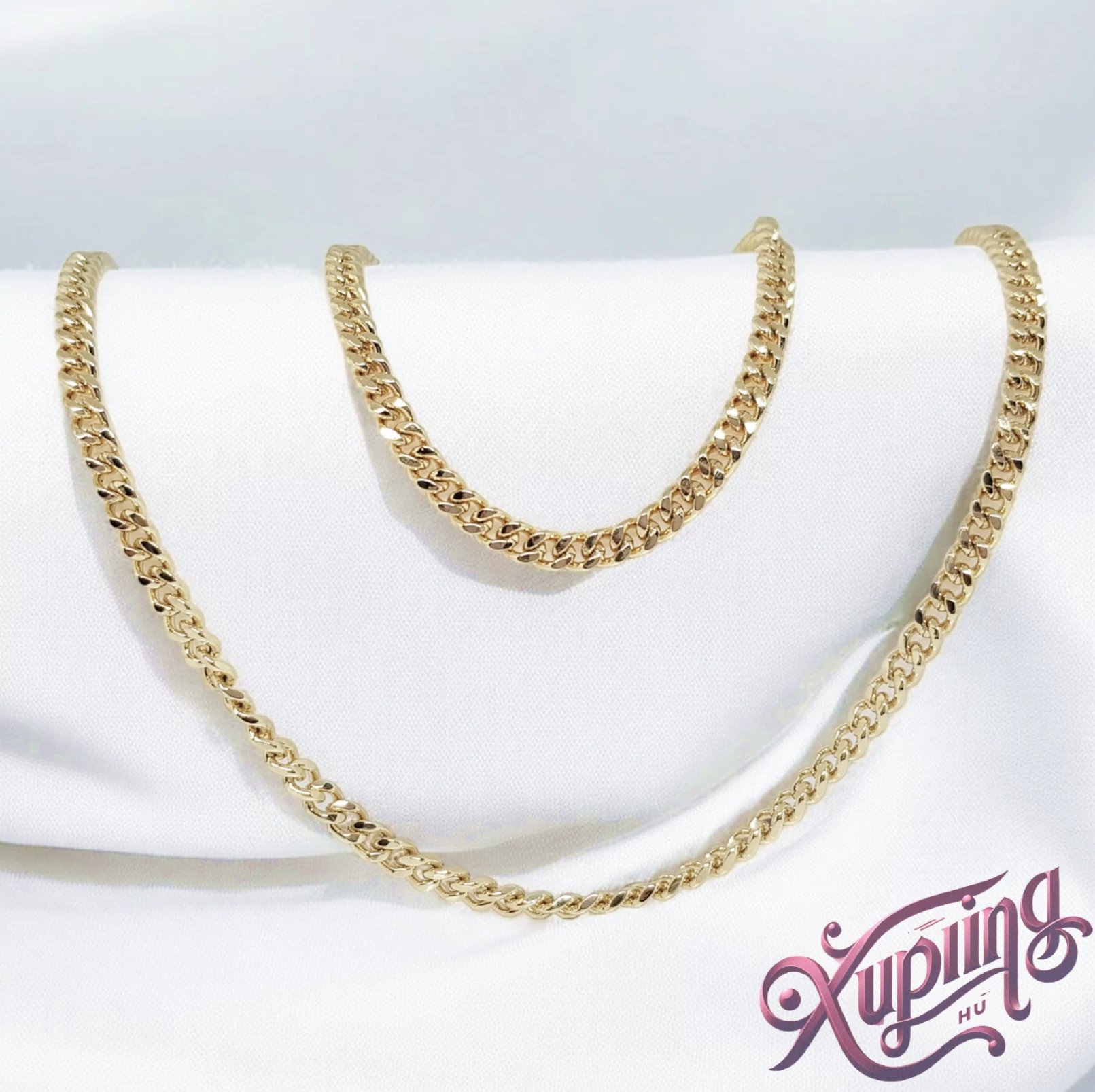Salerno 14K XP ékszerszett - nyaklánc + karkötő 50cm/19cm