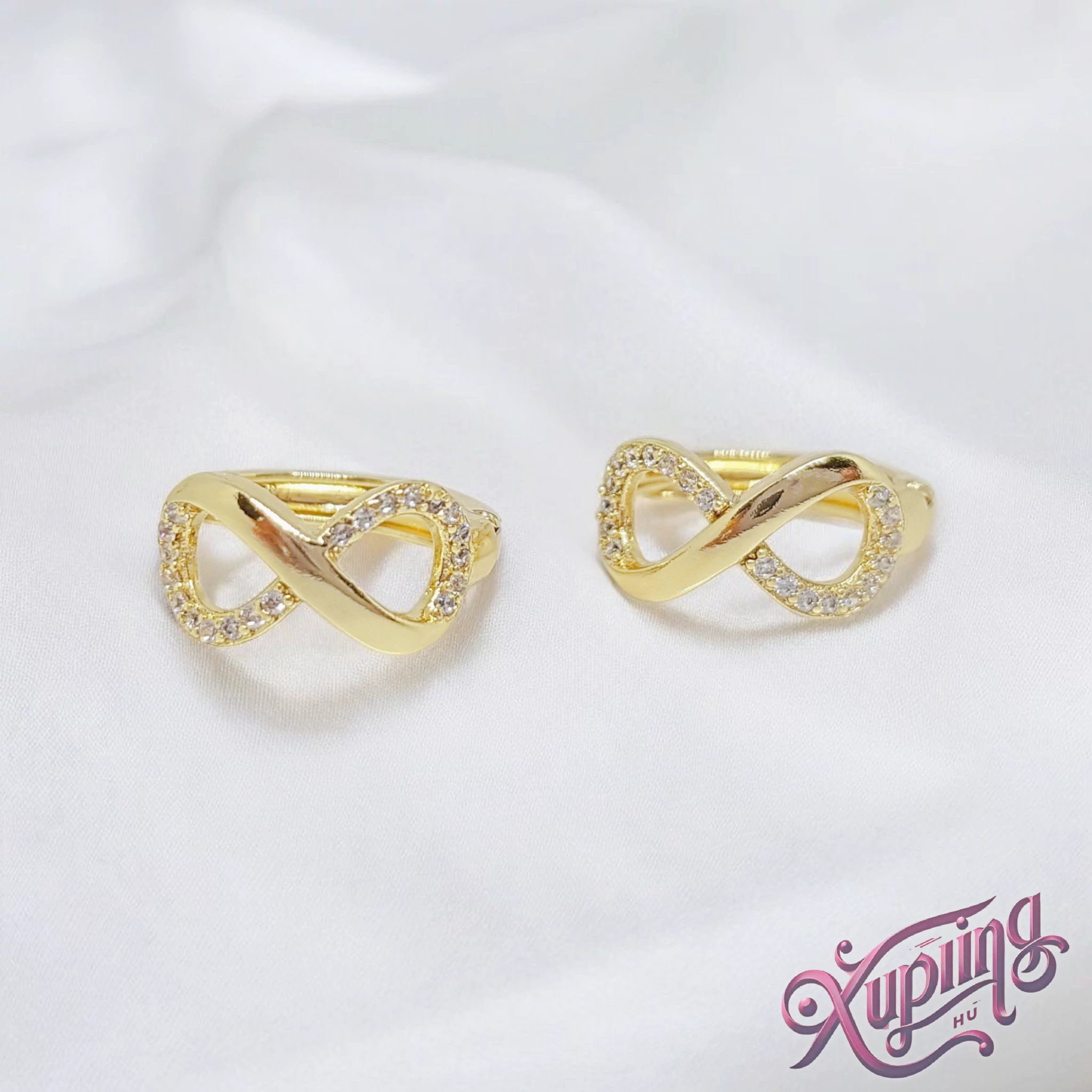 Infinity 14K XP fülbevaló
