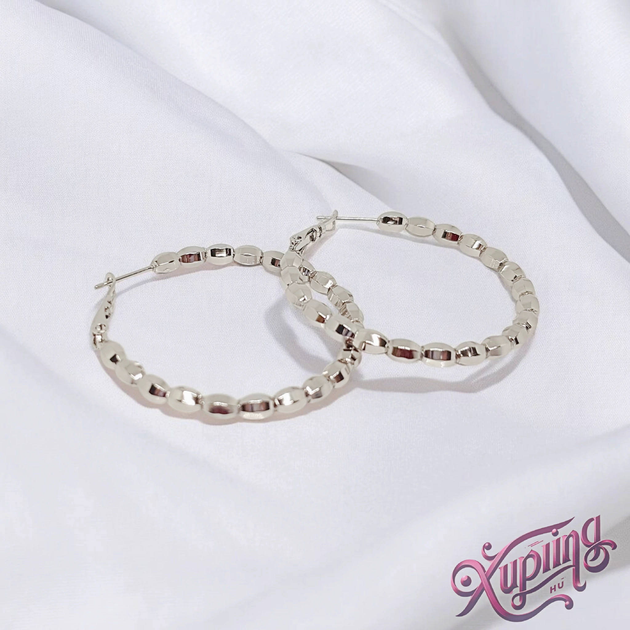 Forli XP White karika fülbevaló 4cm