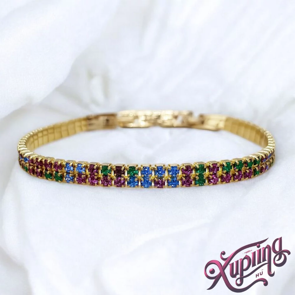 Tetouan 14K XP karkötő 17/19cm színes