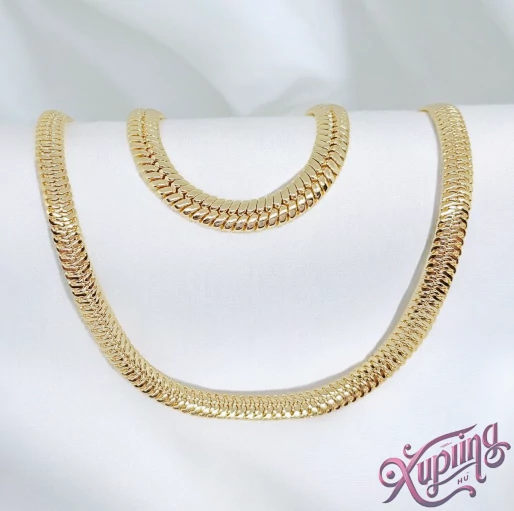 Geovana 14K XP ékszerszett - nyaklánc + karkötő 50cm/19cm